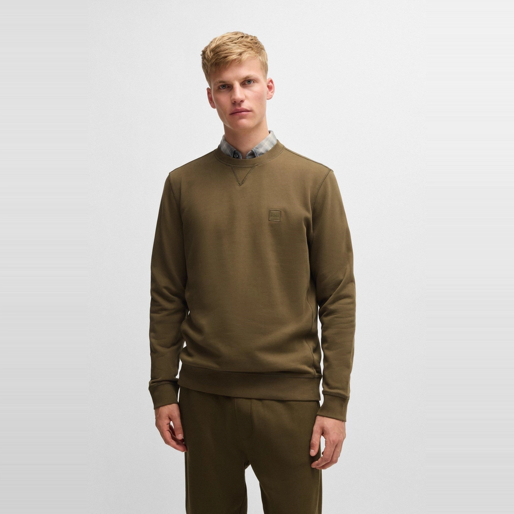 Hugo Boss Westart Crew Sweatshirt - Open Green